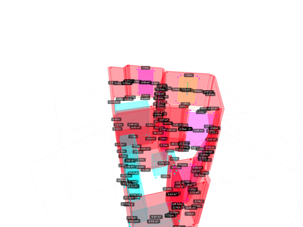 Vista 3D sureste del levantamiento con PanoBuilder