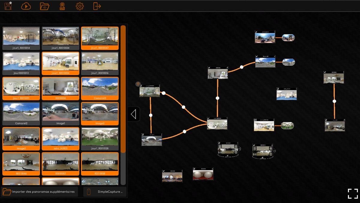 Import panoramas PanoBuilder